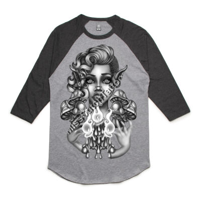 Flame & Shadown Unisex Baseball Shirt Thumbnail
