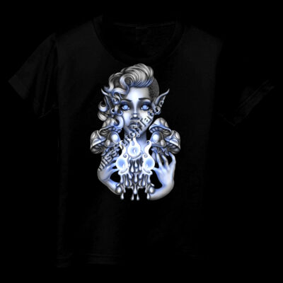 Blue Flames and Shadows Toddler Tee Thumbnail