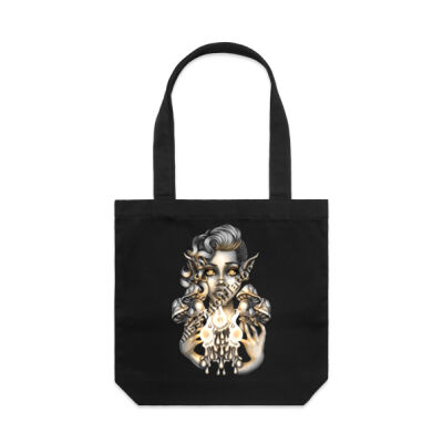 Gold Flames & Shadows Tote Thumbnail